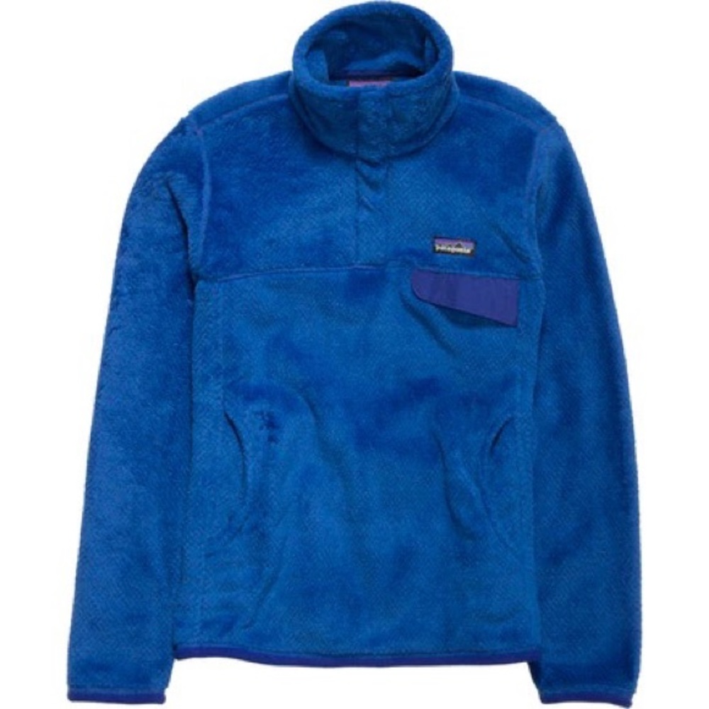 Blue Patagonia Re-Tool Fleece Pullover - Large